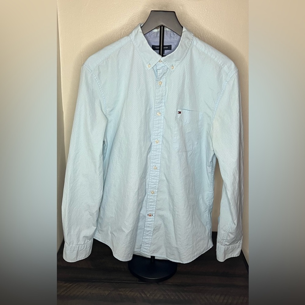 Tommy Hilfiger Light Blue Button-Down Shirt